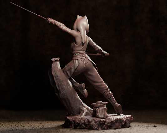 Ahsoka Tano style resin kit – Unpainted 3D Printed Model kit