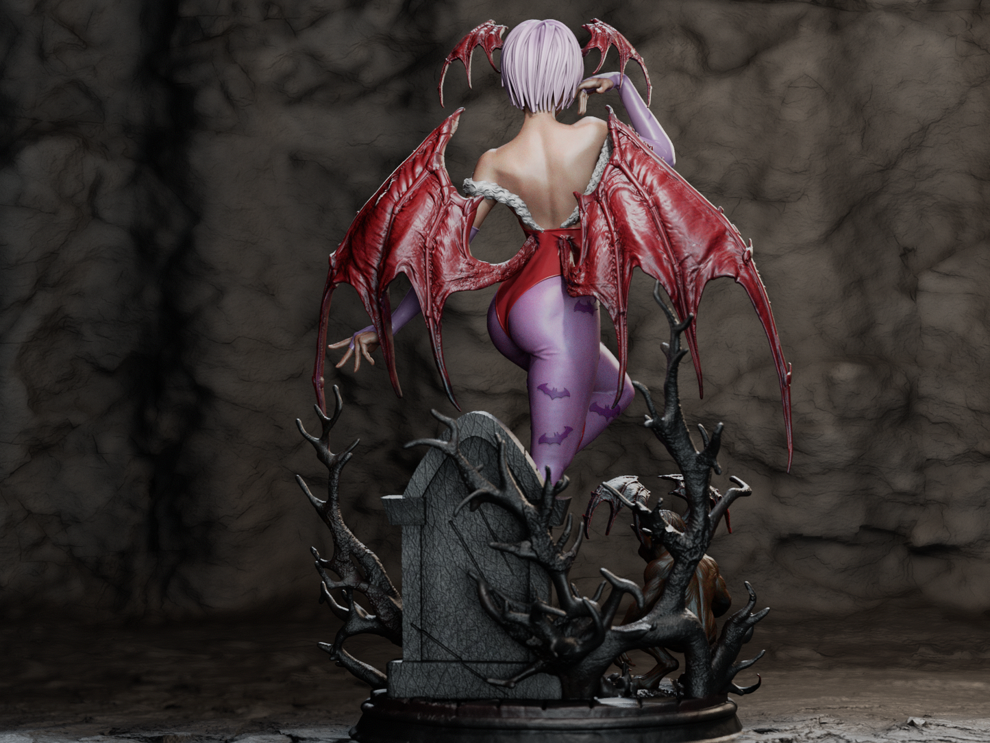 Lilith Aensland resin kit – Unpainted 3D Printed Model kit