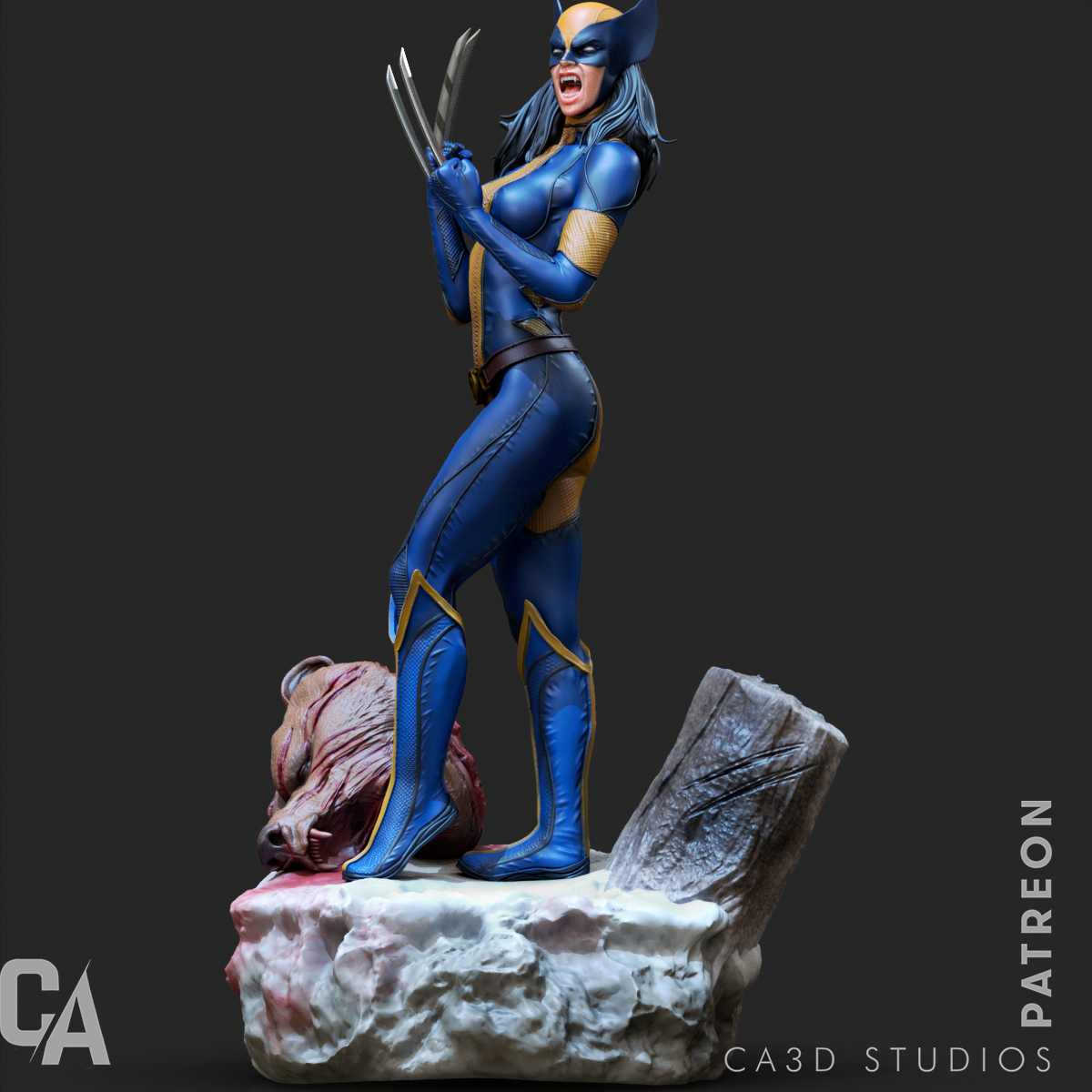 X-23 style Cloned Fury Girl resin kit – Unpainted 3D Printed Model kit