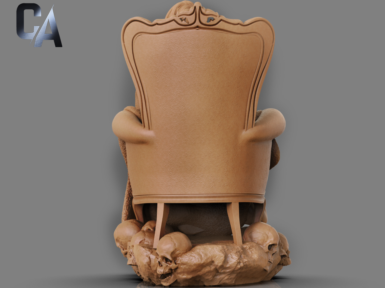 Lenore Style Vampire Diplomat Resin Kit – Unpainted 3D Printed Model Kit