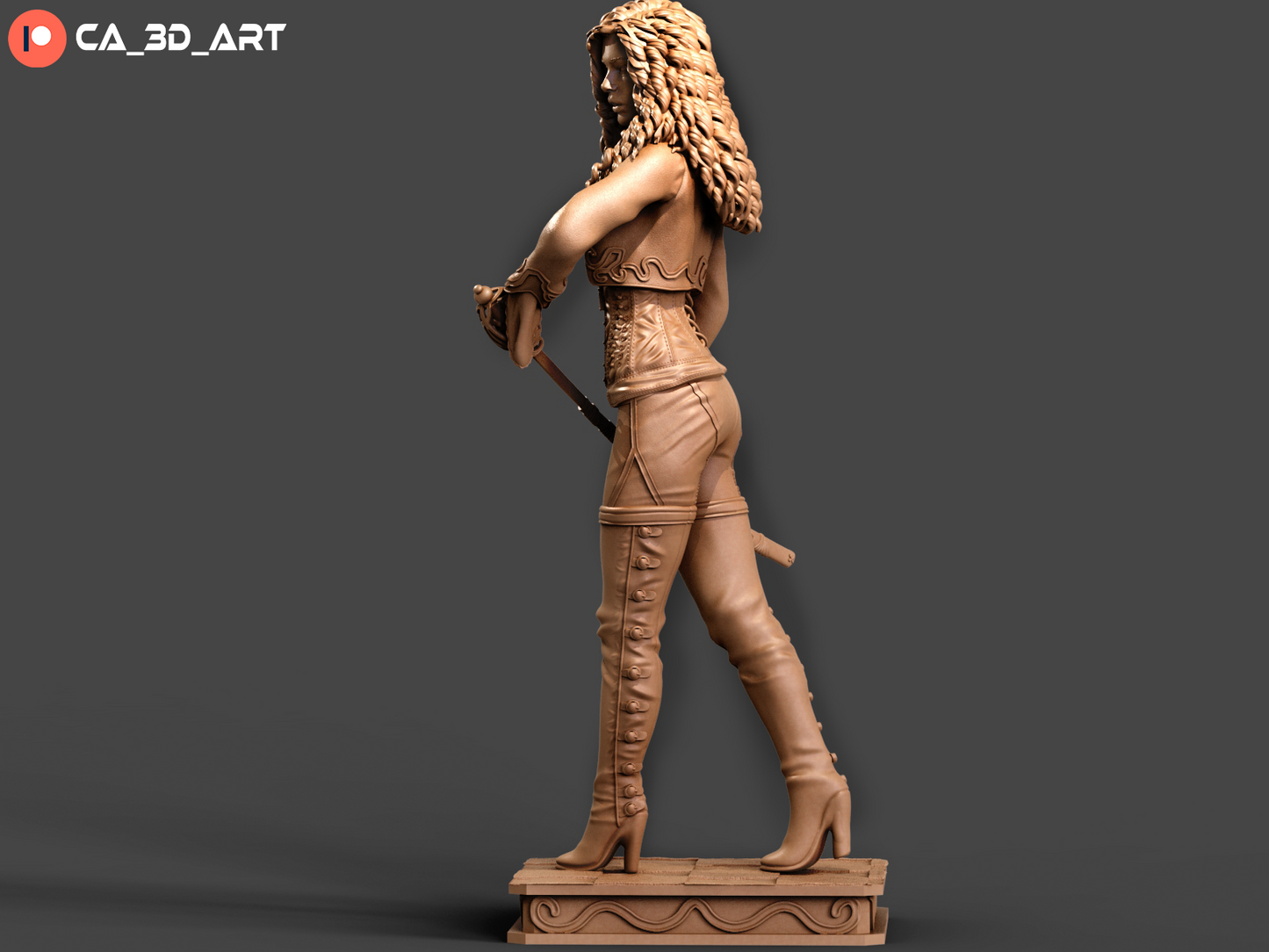 Anna Valerious Style Monster Hunter Resin Kit – Unpainted 3D Printed Model Kit