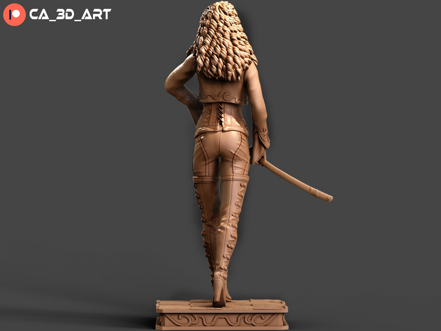 Anna Valerious Style Monster Hunter Resin Kit – Unpainted 3D Printed Model Kit