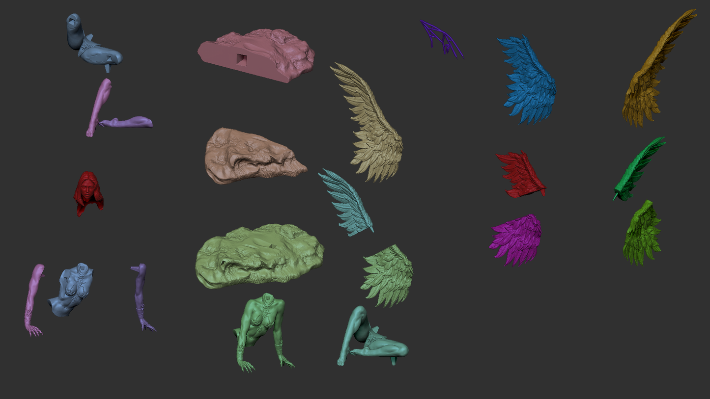 Fawal Style Desert Champion Resin Kit – Unpainted 3D Printed Model Kit