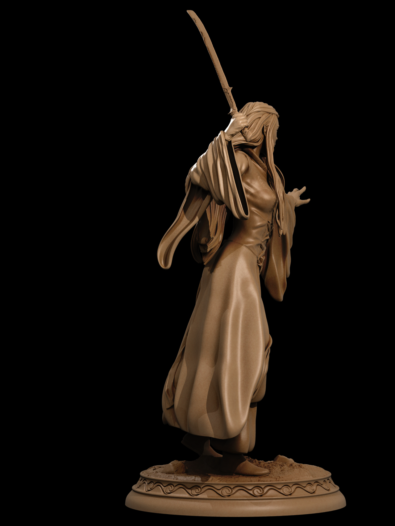 Queen Arwen Style Resin Kit – Unpainted 3D Printed Model Kit