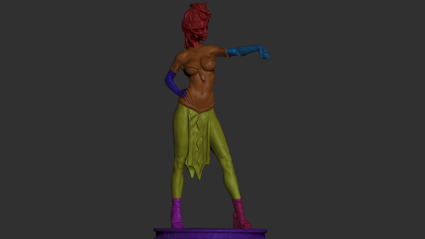 Medusa Stonegaze Queen resin kit – Unpainted 3D Printed Model kit
