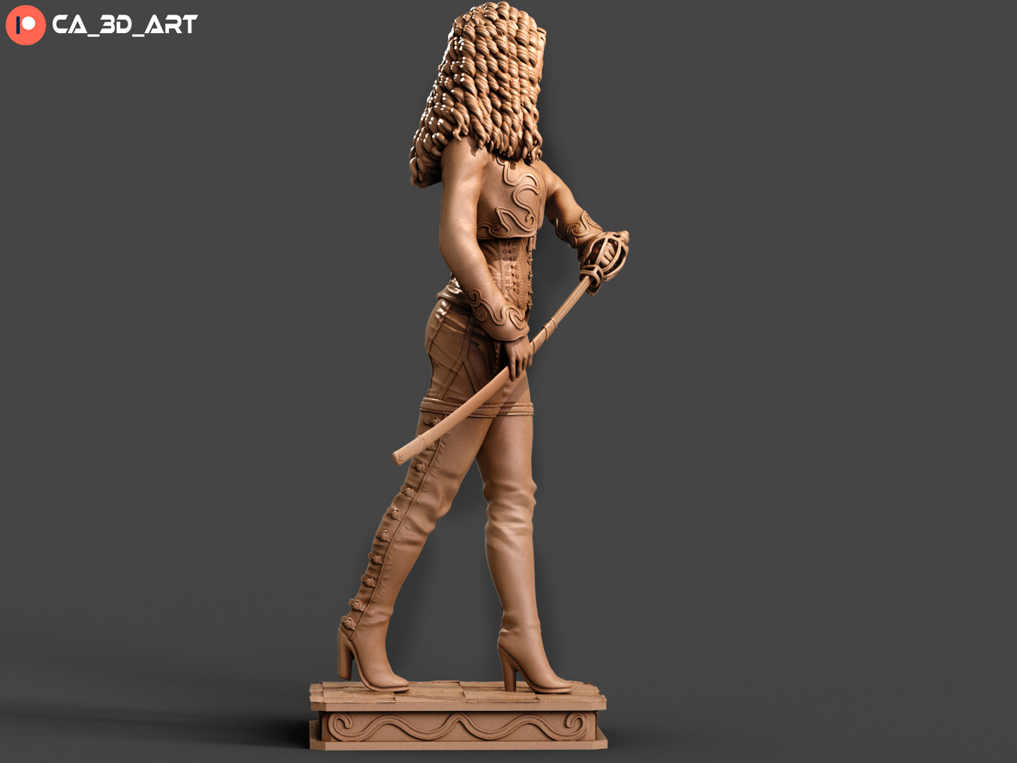 Anna Valerious Style Monster Hunter Resin Kit – Unpainted 3D Printed Model Kit