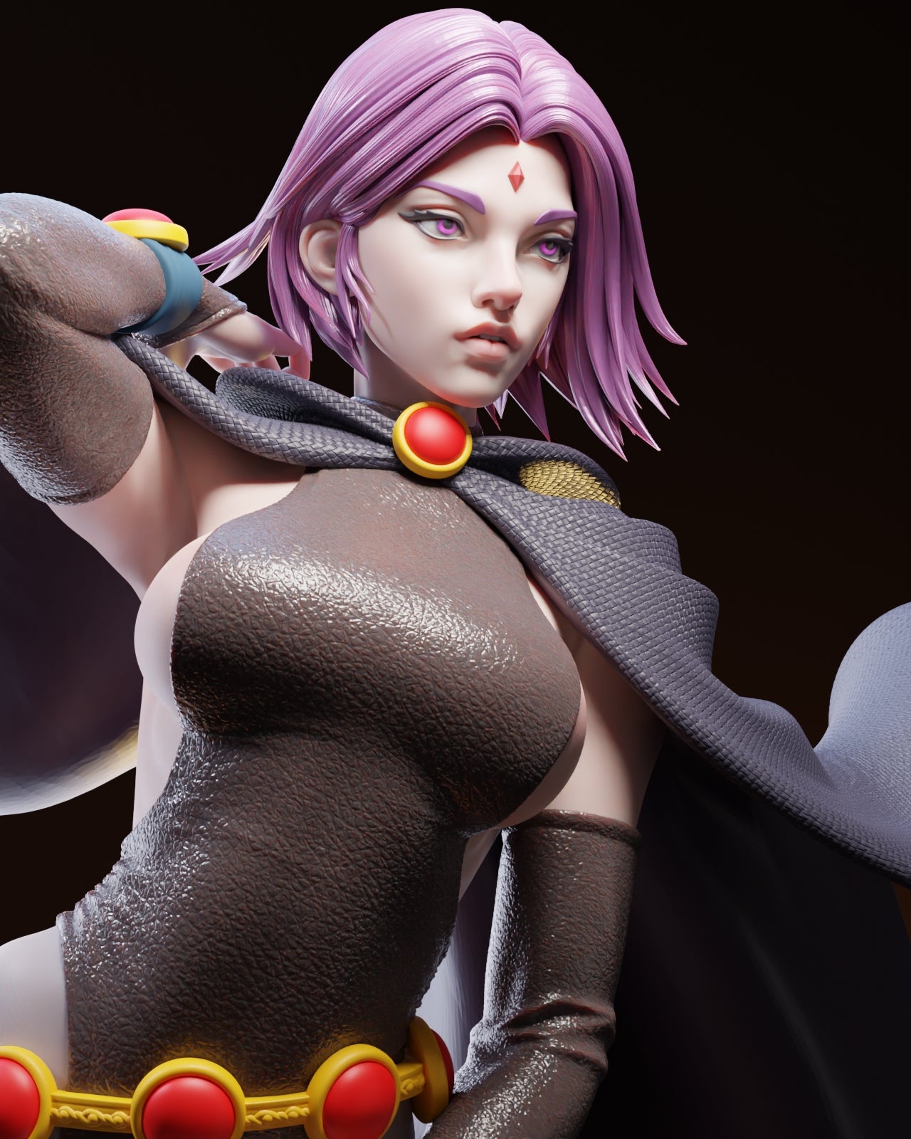 Raven Alluring Style DC Unpainted Resin Garage Kit (1/6-1/12)