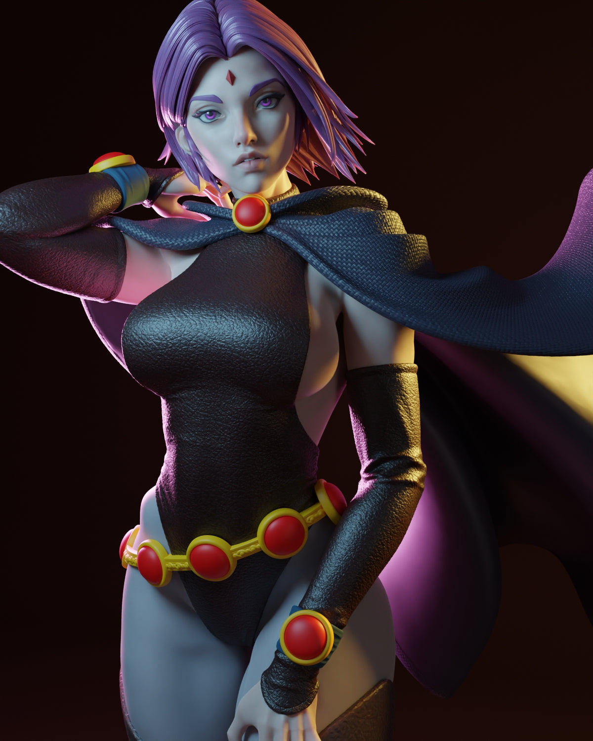 Raven Alluring Style DC Unpainted Resin Garage Kit (1/6-1/12)