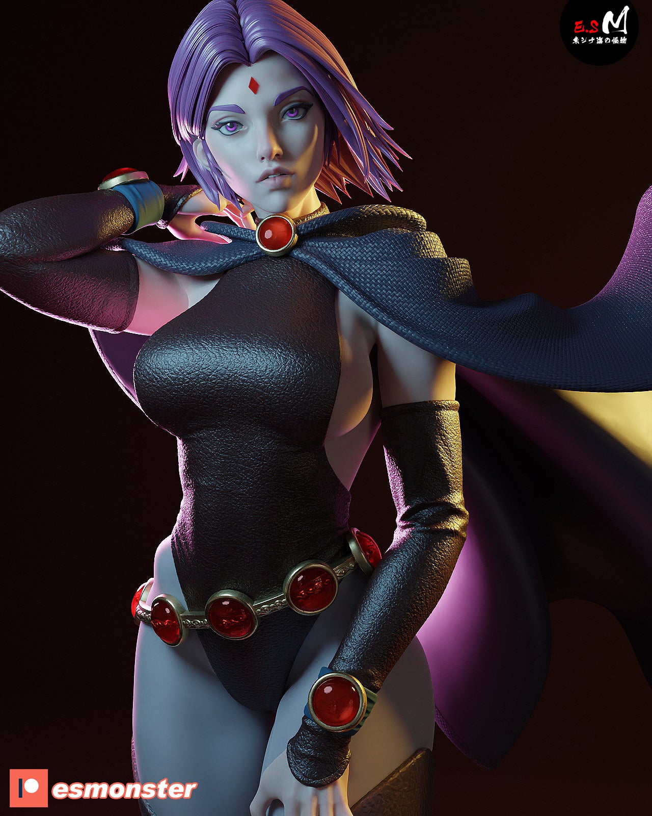 Raven Alluring Style DC Unpainted Resin Garage Kit (1/6-1/12)