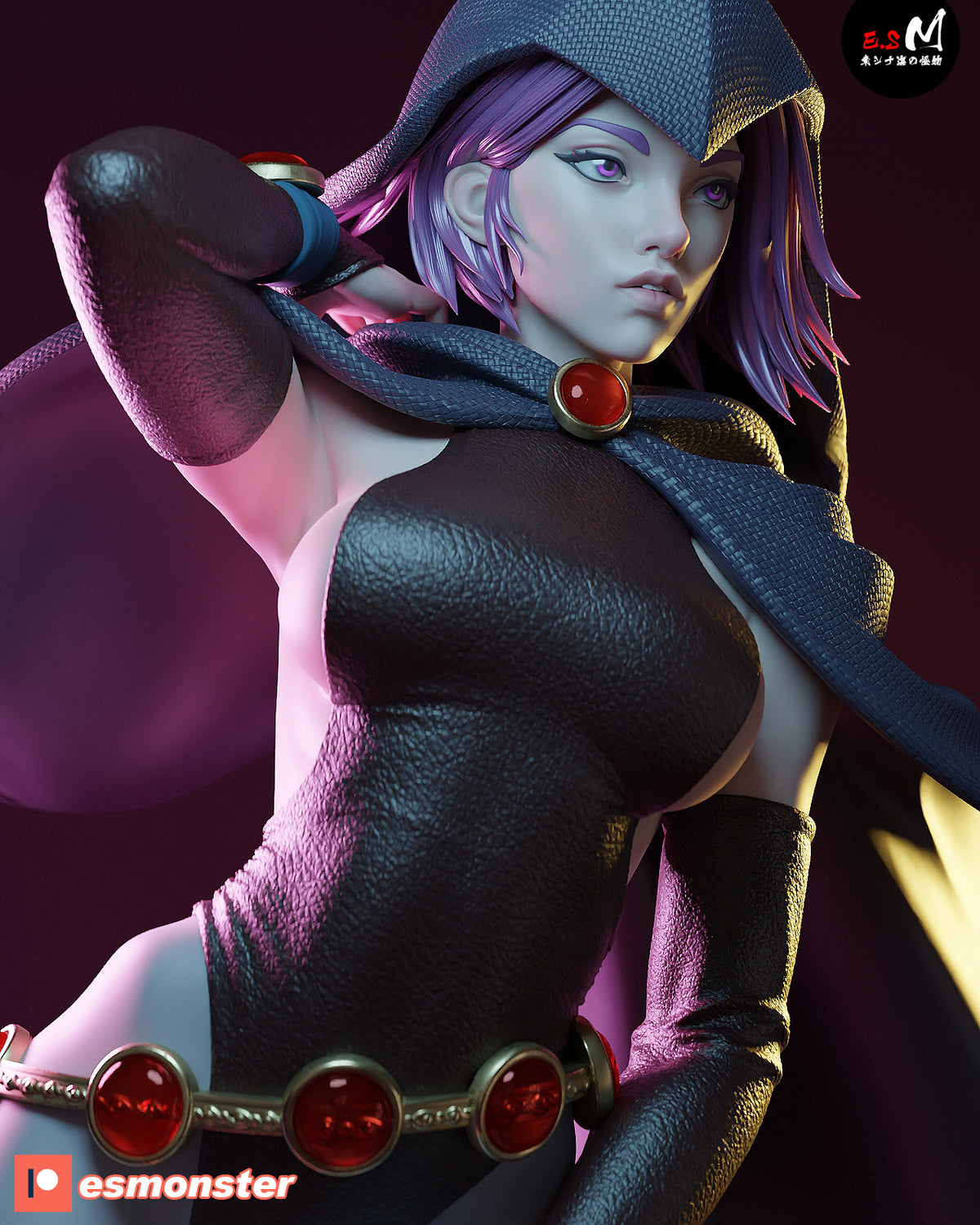 Raven Alluring Style DC Unpainted Resin Garage Kit (1/6-1/12)