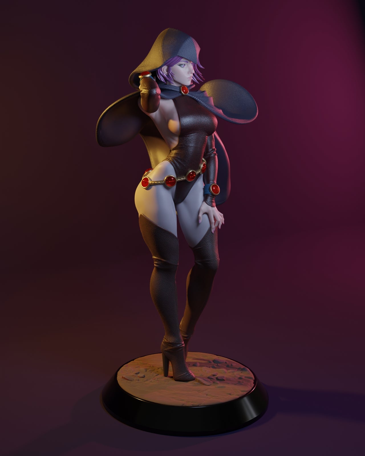 Raven Alluring Style DC Unpainted Resin Garage Kit (1/6-1/12)