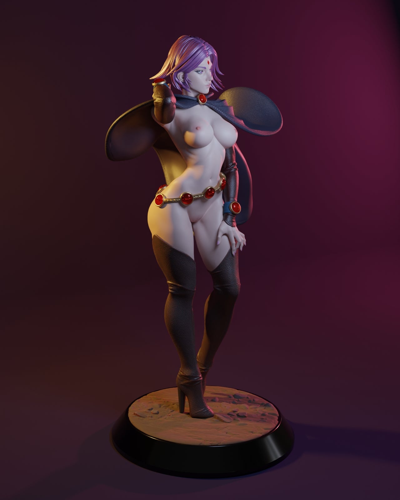 Raven Alluring Style DC Unpainted Resin Garage Kit (1/6-1/12)