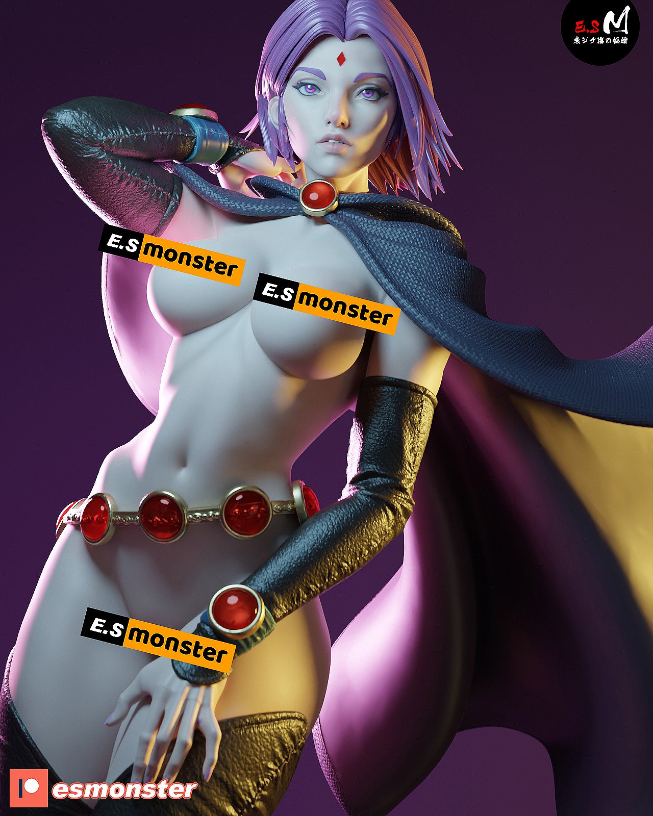 Raven Alluring Style DC Unpainted Resin Garage Kit (1/6-1/12)