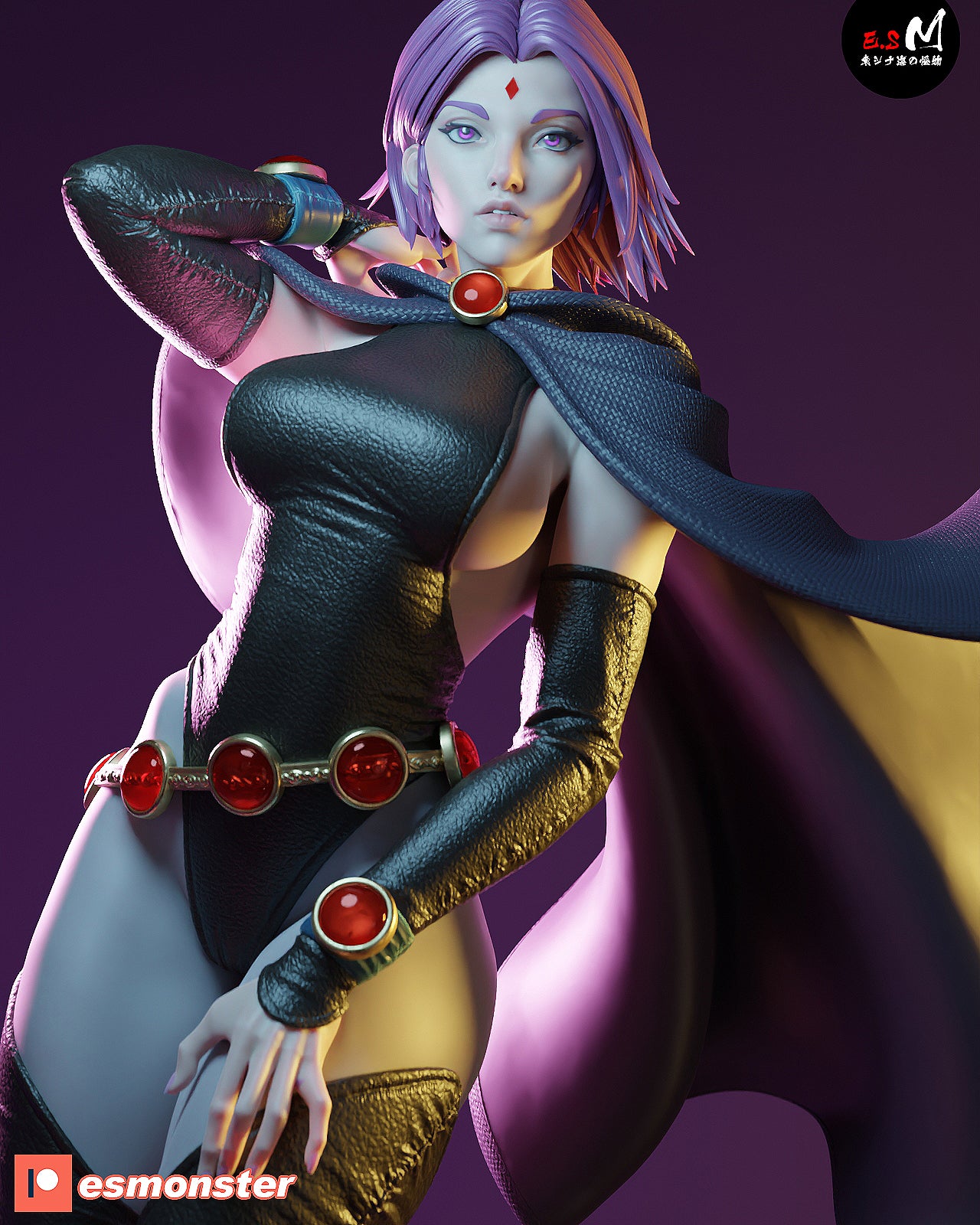 Raven Alluring Style DC Unpainted Resin Garage Kit (1/6-1/12)