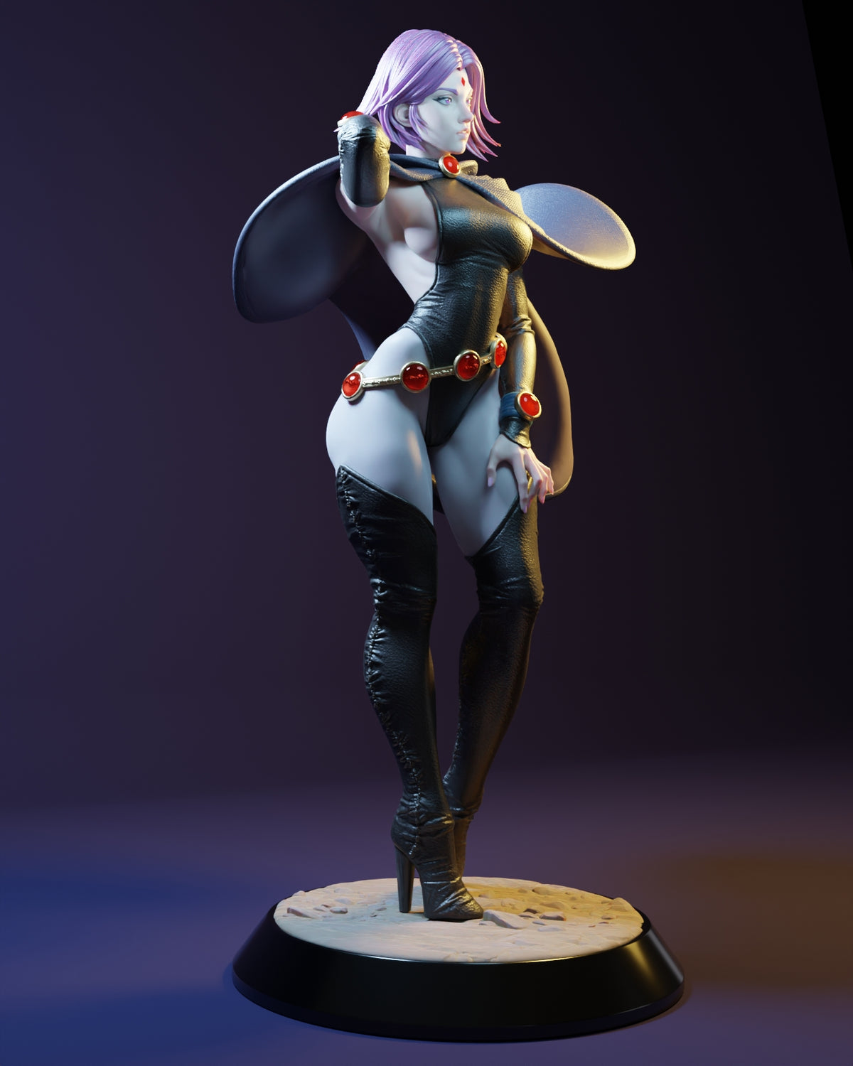 Raven Alluring Style DC Unpainted Resin Garage Kit (1/6-1/12)