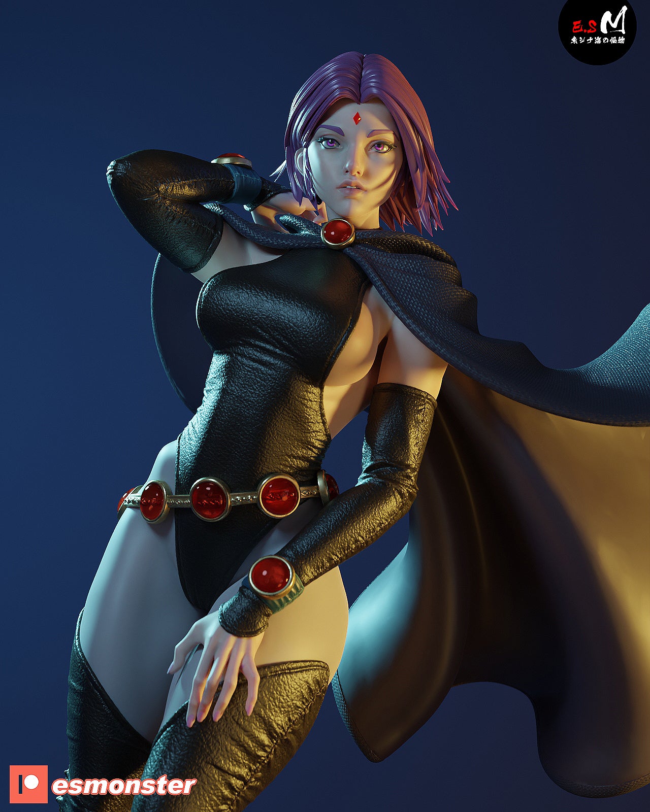 Raven Alluring Style DC Unpainted Resin Garage Kit (1/6-1/12)