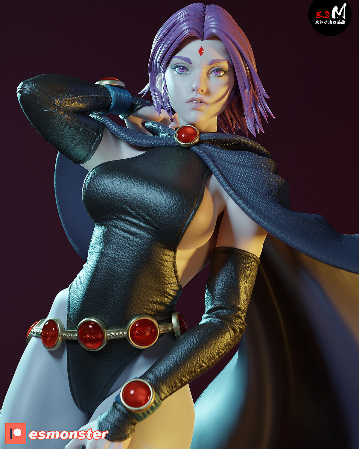 Raven Alluring Style DC Unpainted Resin Garage Kit (1/6-1/12)