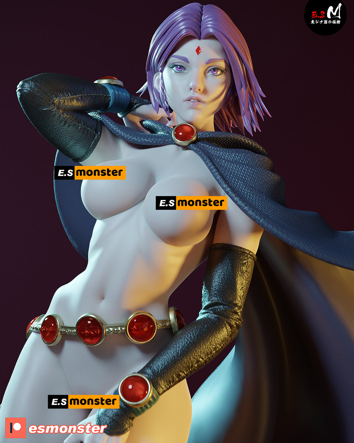 Raven Alluring Style DC Unpainted Resin Garage Kit (1/6-1/12)