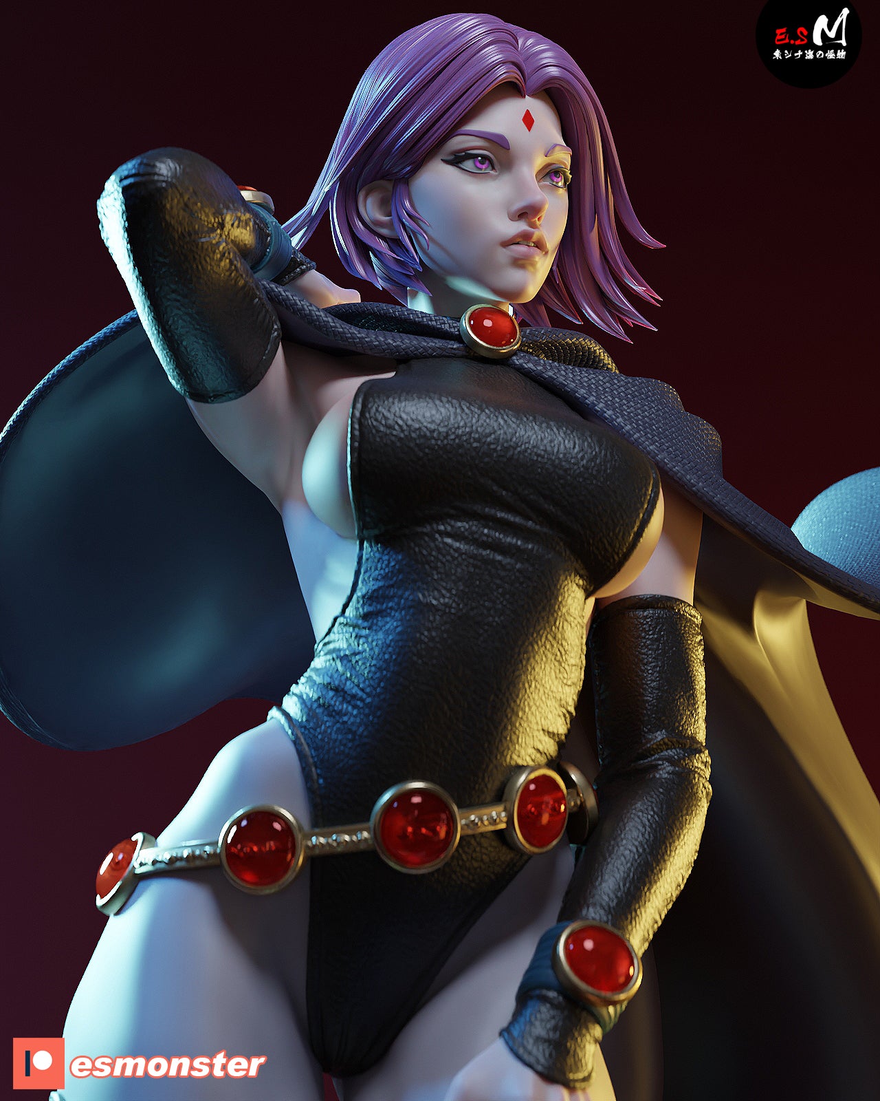 Raven Alluring Style DC Unpainted Resin Garage Kit (1/6-1/12)