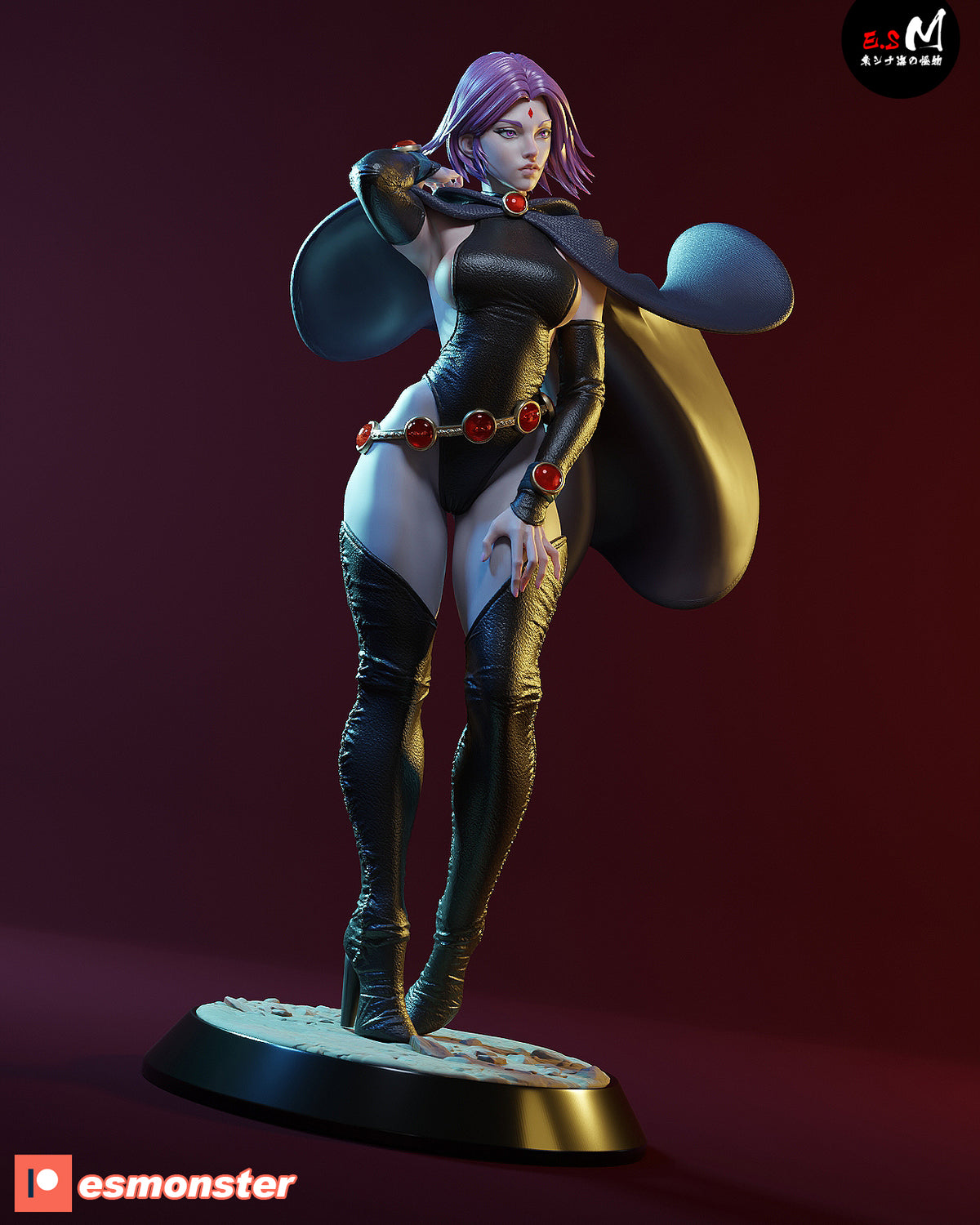 Raven Alluring Style DC Unpainted Resin Garage Kit (1/6-1/12)