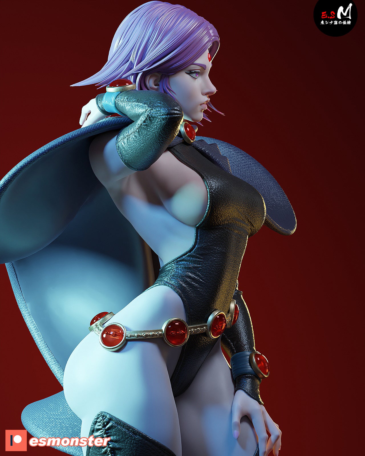 Raven Alluring Style DC Unpainted Resin Garage Kit (1/6-1/12)