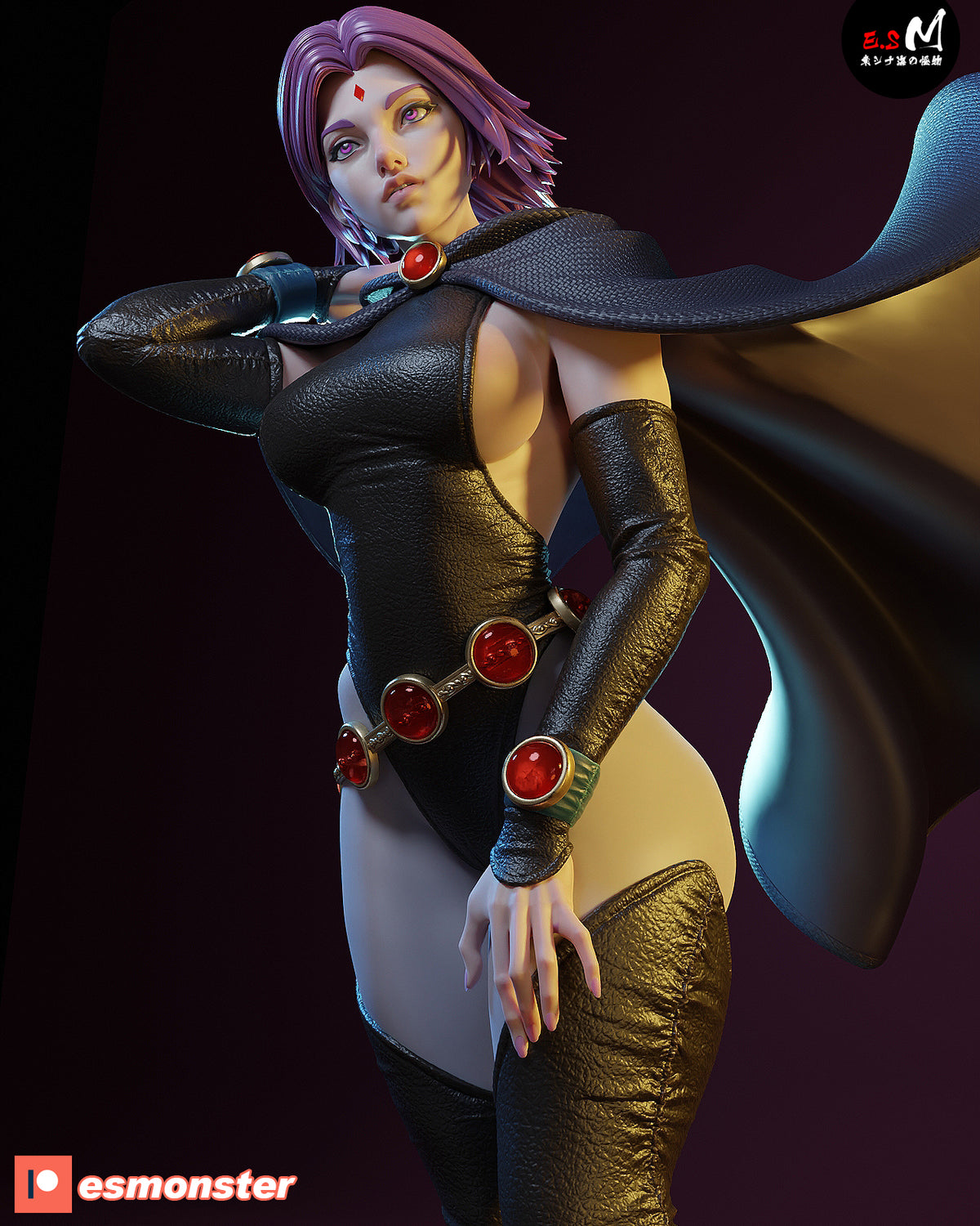 Raven Alluring Style DC Unpainted Resin Garage Kit (1/6-1/12)