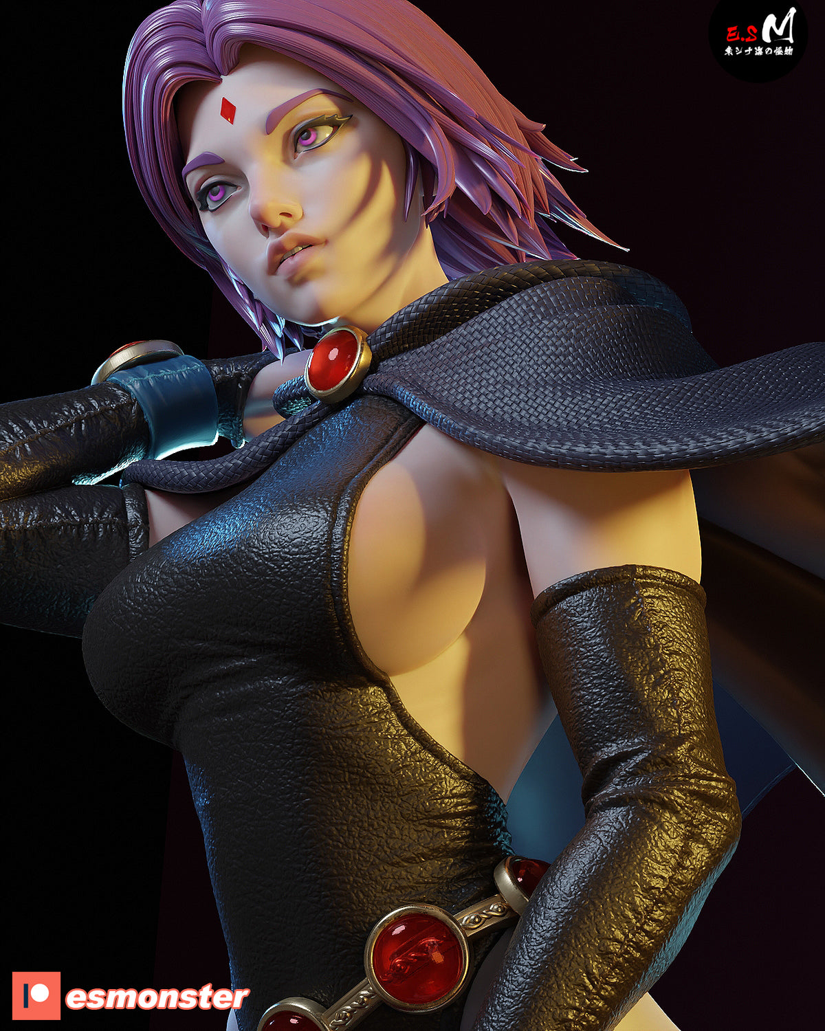 Raven Alluring Style DC Unpainted Resin Garage Kit (1/6-1/12)