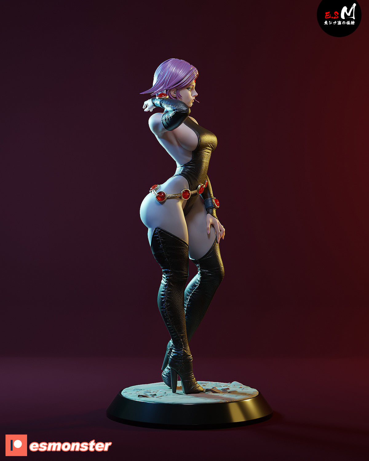 Raven Alluring Style DC Unpainted Resin Garage Kit (1/6-1/12)