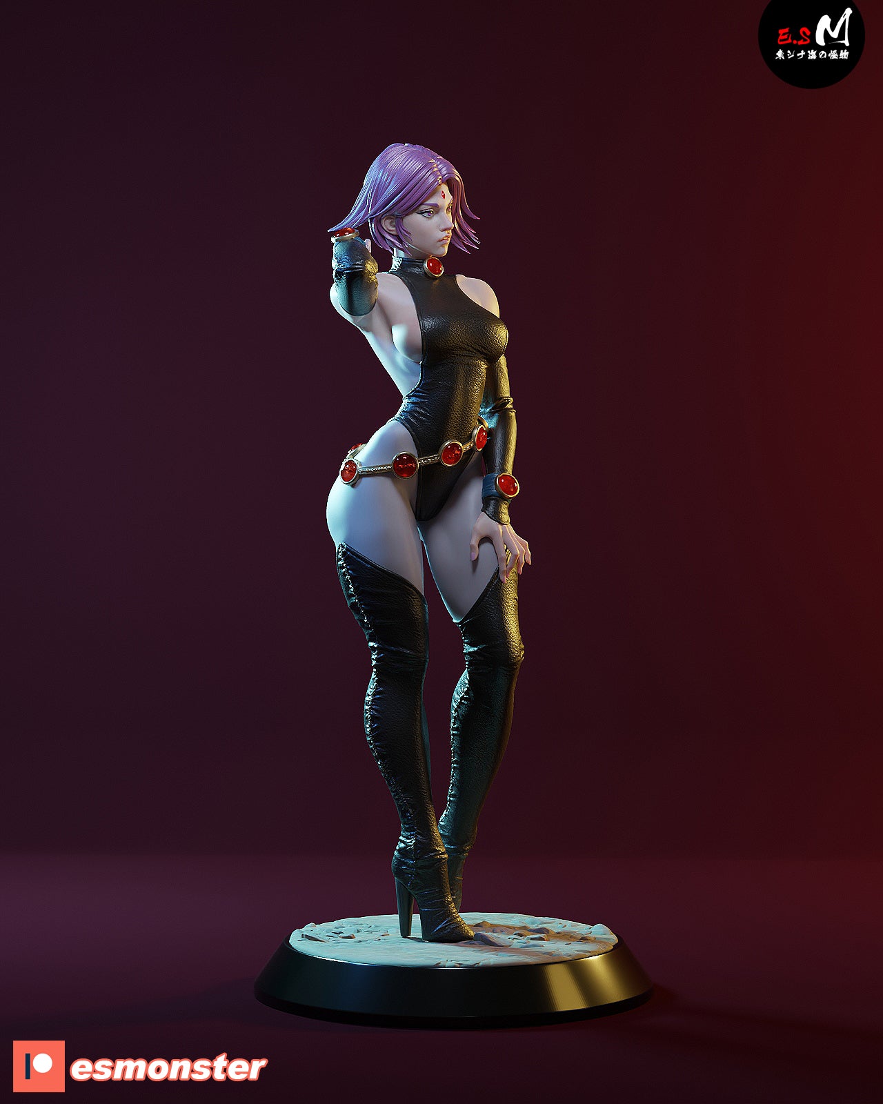 Raven Alluring Style DC Unpainted Resin Garage Kit (1/6-1/12)