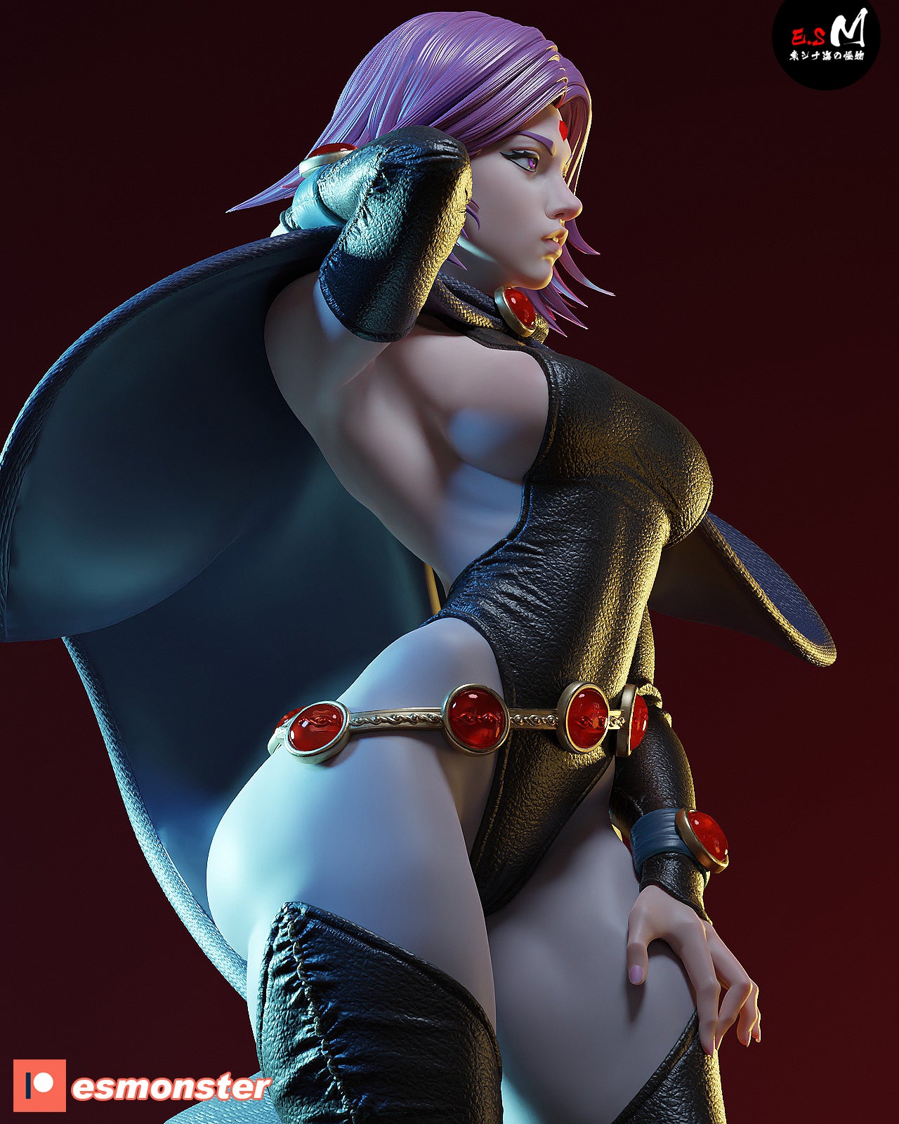 Raven Alluring Style DC Unpainted Resin Garage Kit (1/6-1/12)