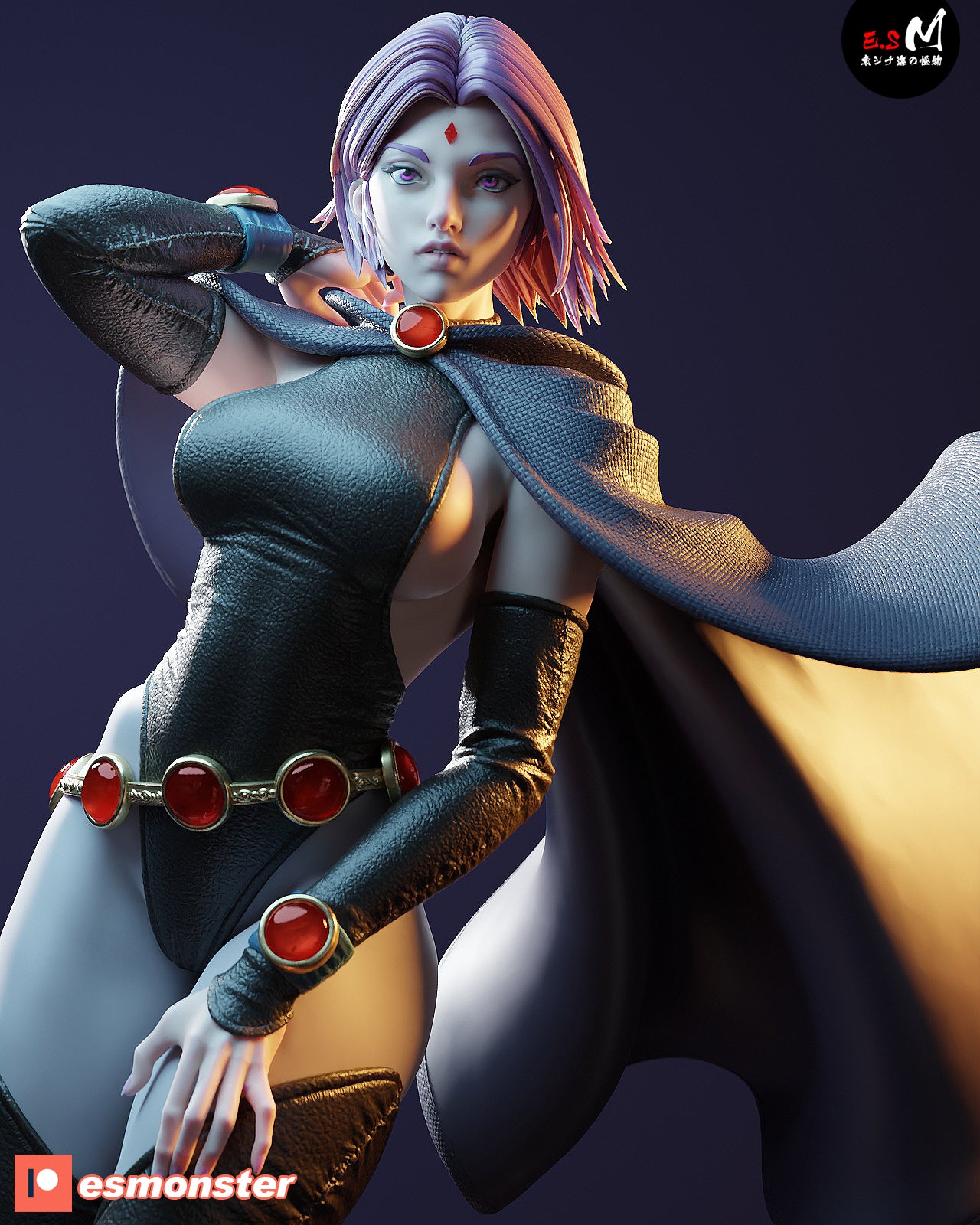 Raven Alluring Style DC Unpainted Resin Garage Kit (1/6-1/12)