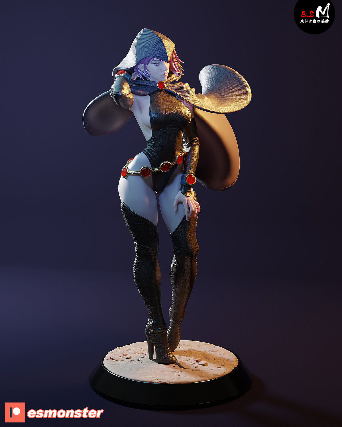 Raven Alluring Style DC Unpainted Resin Garage Kit (1/6-1/12)