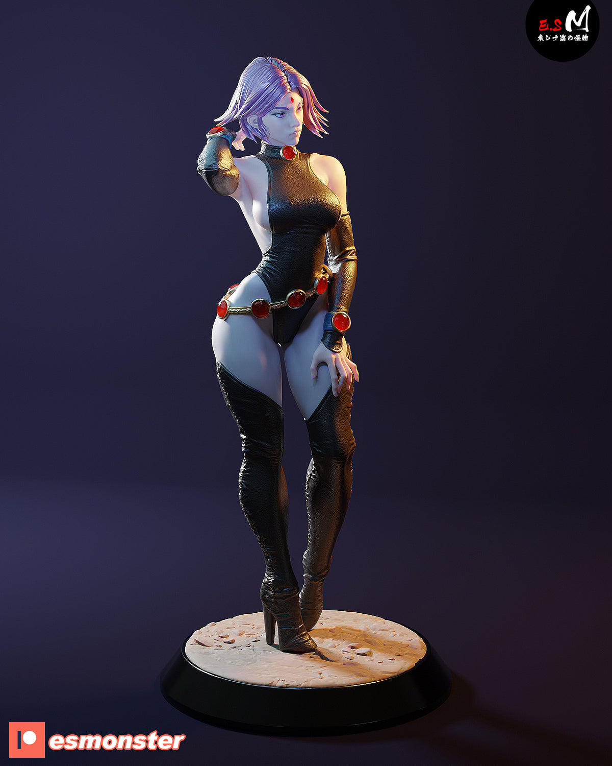 Raven Alluring Style DC Unpainted Resin Garage Kit (1/6-1/12)