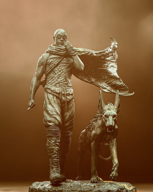 Riddick style Fury Outcast resin kit – Unpainted 3D Printed Model kit