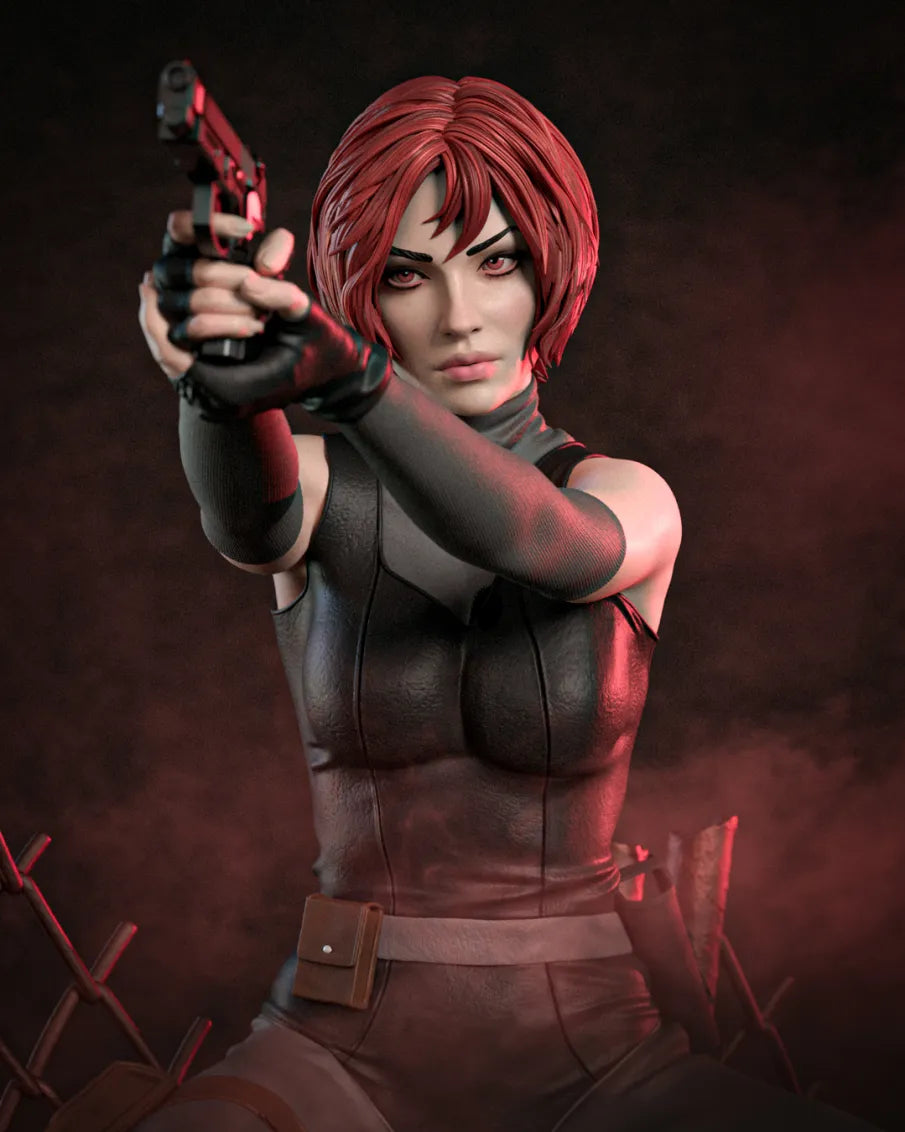 Regina Style Dino Crisis Survival Horror Unpainted Resin Kit (1/6-1/12)