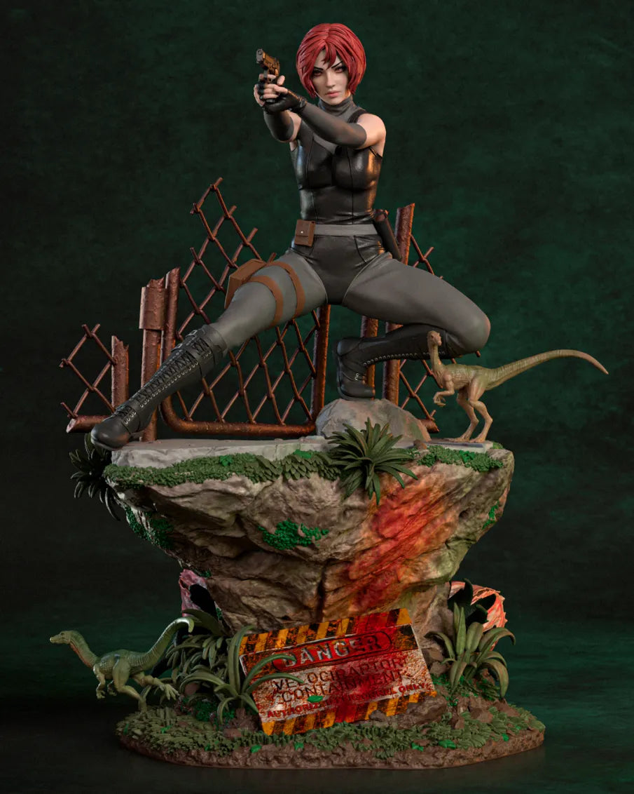 Regina Style Dino Crisis Survival Horror Unpainted Resin Kit (1/6-1/12)