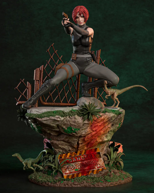 Regina Style Dino Crisis Survival Horror Unpainted Resin Kit (1/6-1/12)