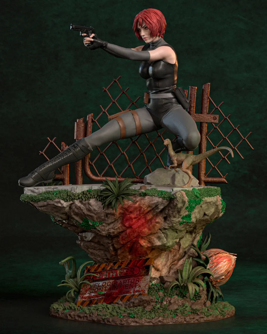 Regina Style Dino Crisis Survival Horror Unpainted Resin Kit (1/6-1/12)