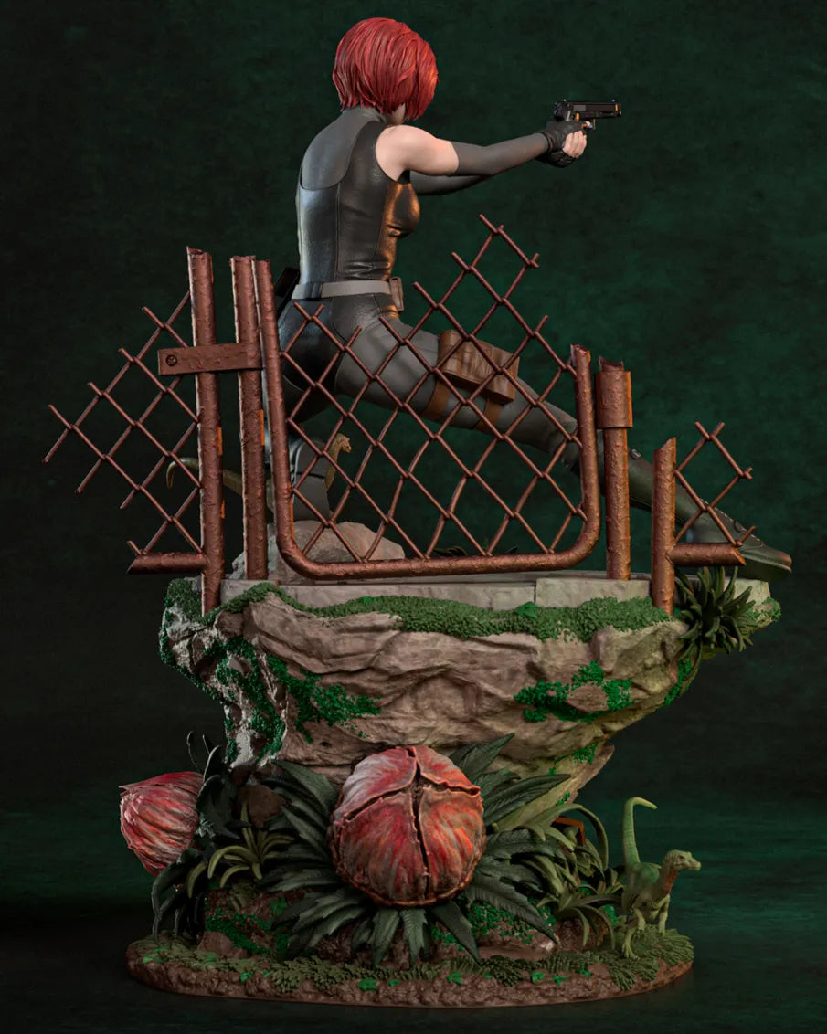Regina Style Dino Crisis Survival Horror Unpainted Resin Kit (1/6-1/12)