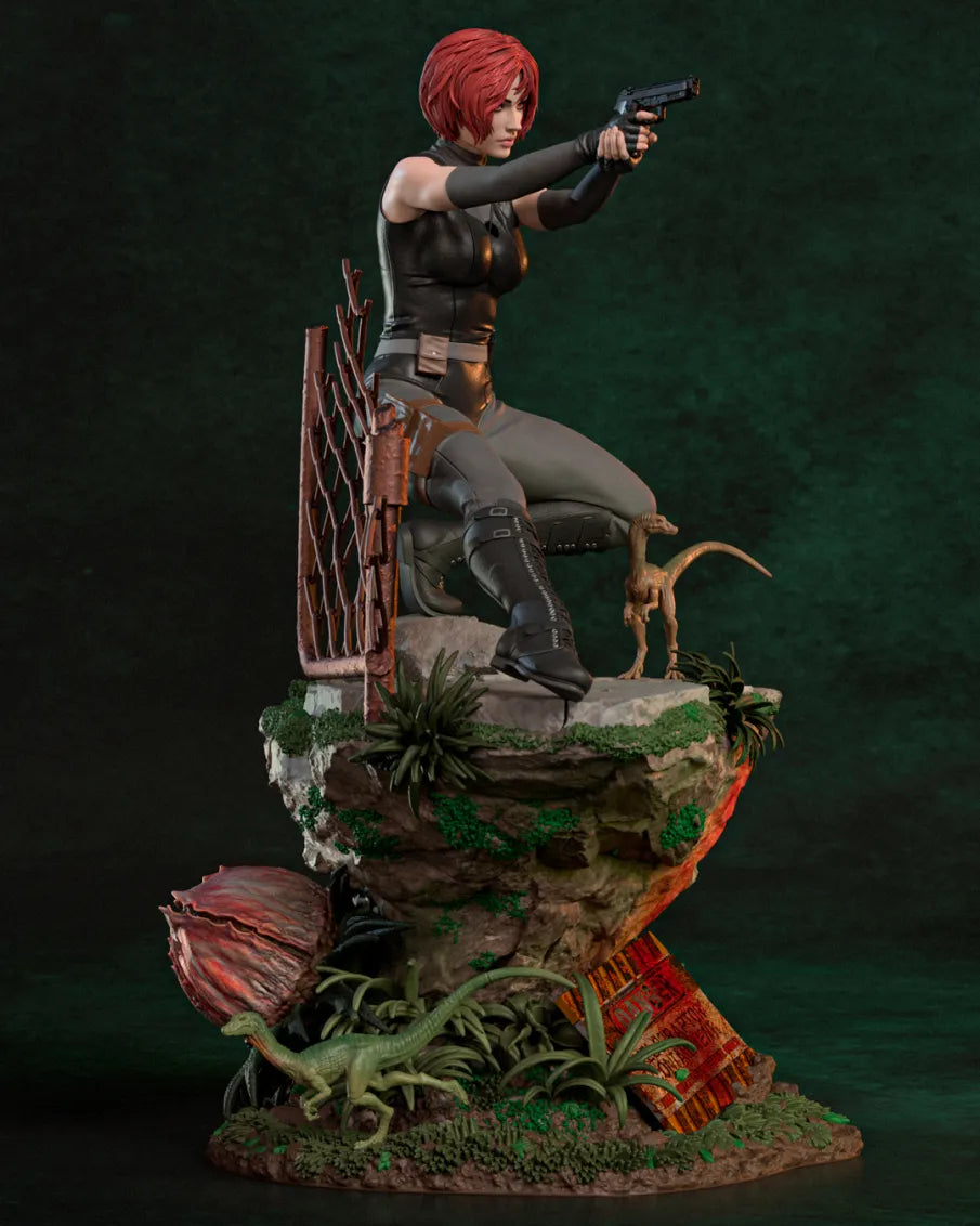 Regina Style Dino Crisis Survival Horror Unpainted Resin Kit (1/6-1/12)