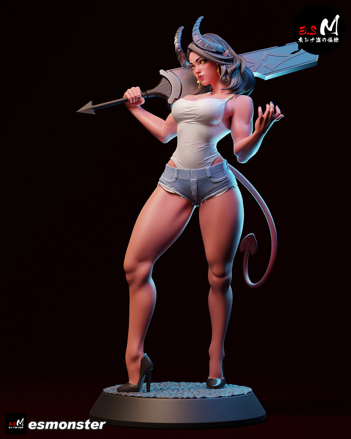 Malevola Dark Sorceress Fantasy Unpainted Resin Garage Model Kit (1/6-1/12)
