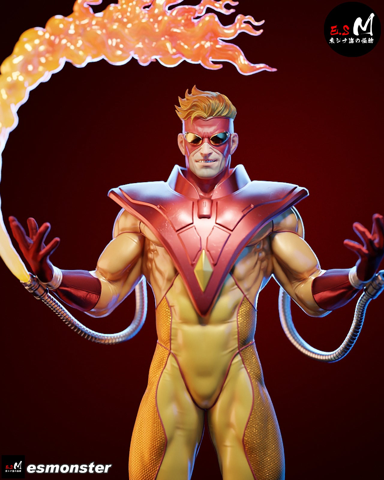 Pyro Style X-Men Marvel Unpainted Resin Garage Model Kit (1/6-1/12)