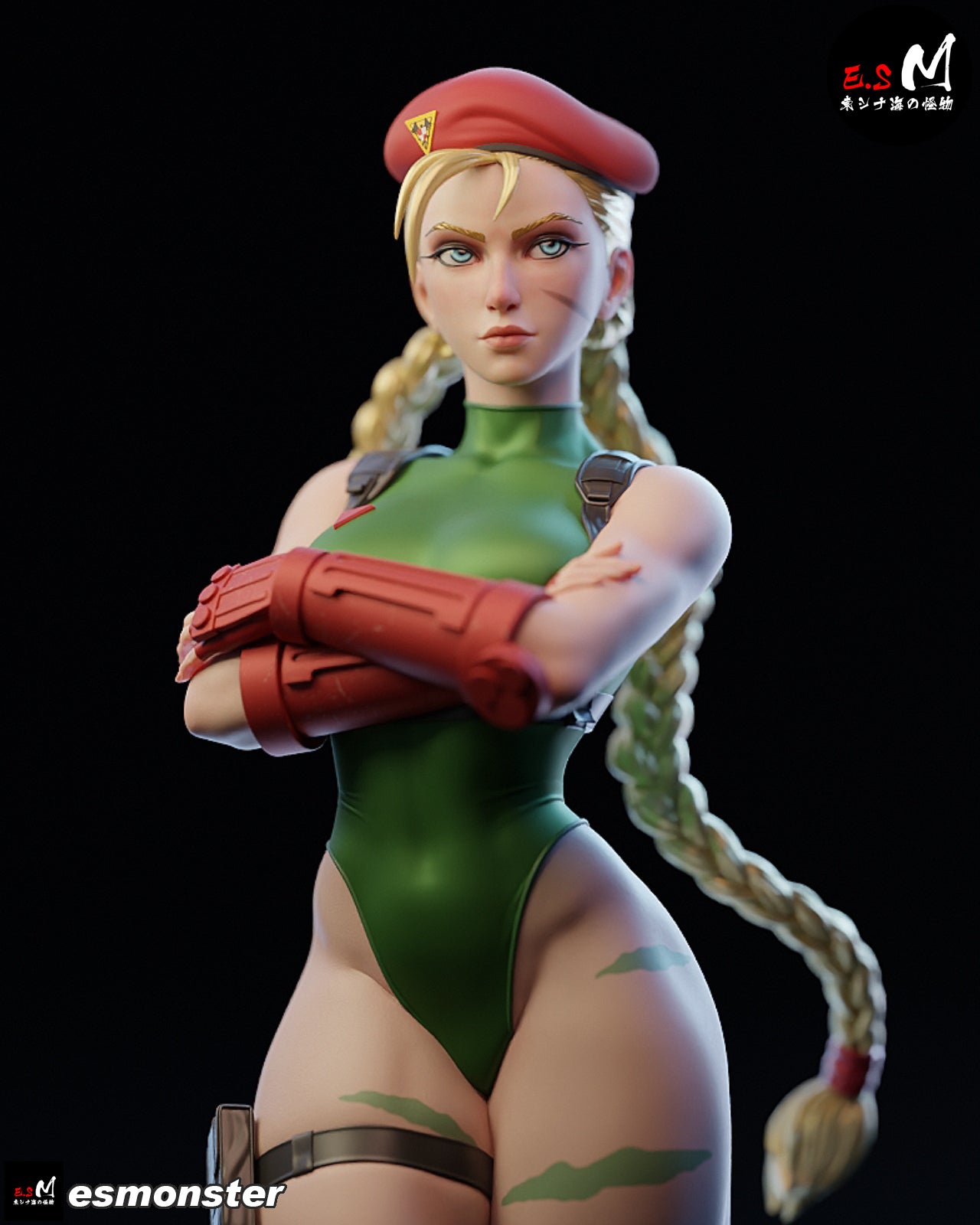 Original Cammy Style Street Fighter Unpainted Resin Garage Model Kit (1/6-1/12)