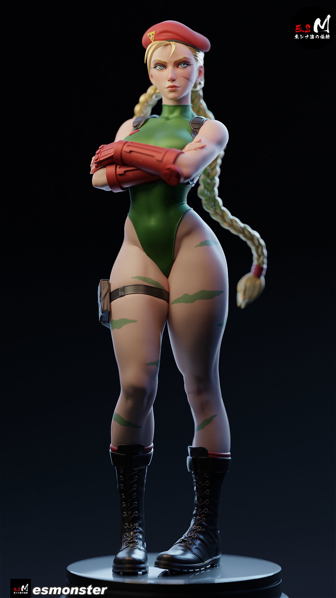 Original Cammy Style Street Fighter Unpainted Resin Garage Model Kit (1/6-1/12)