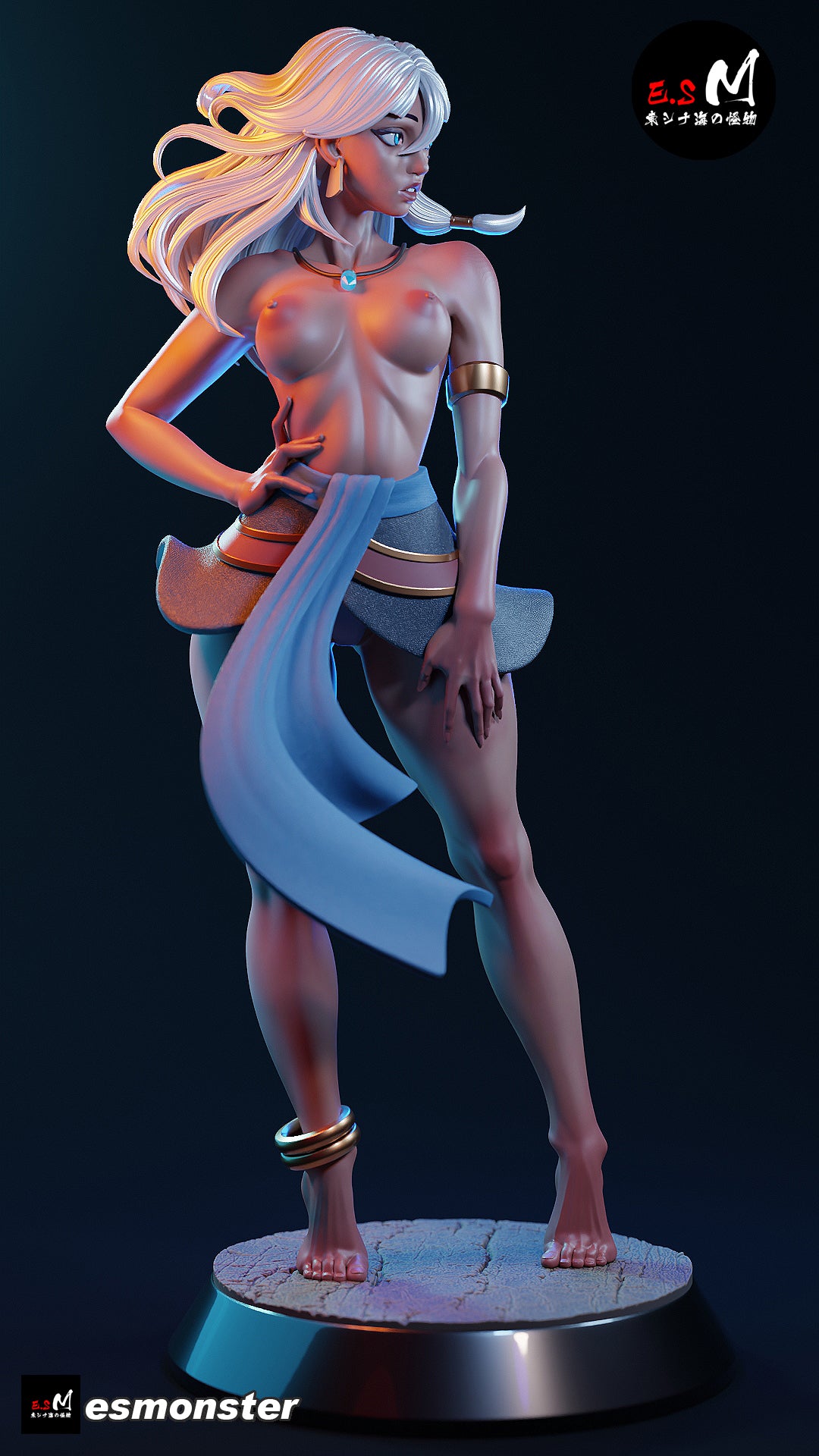 Kida Style Atlantis Disney Unpainted Resin Garage Model Kit (1/6-1/12)