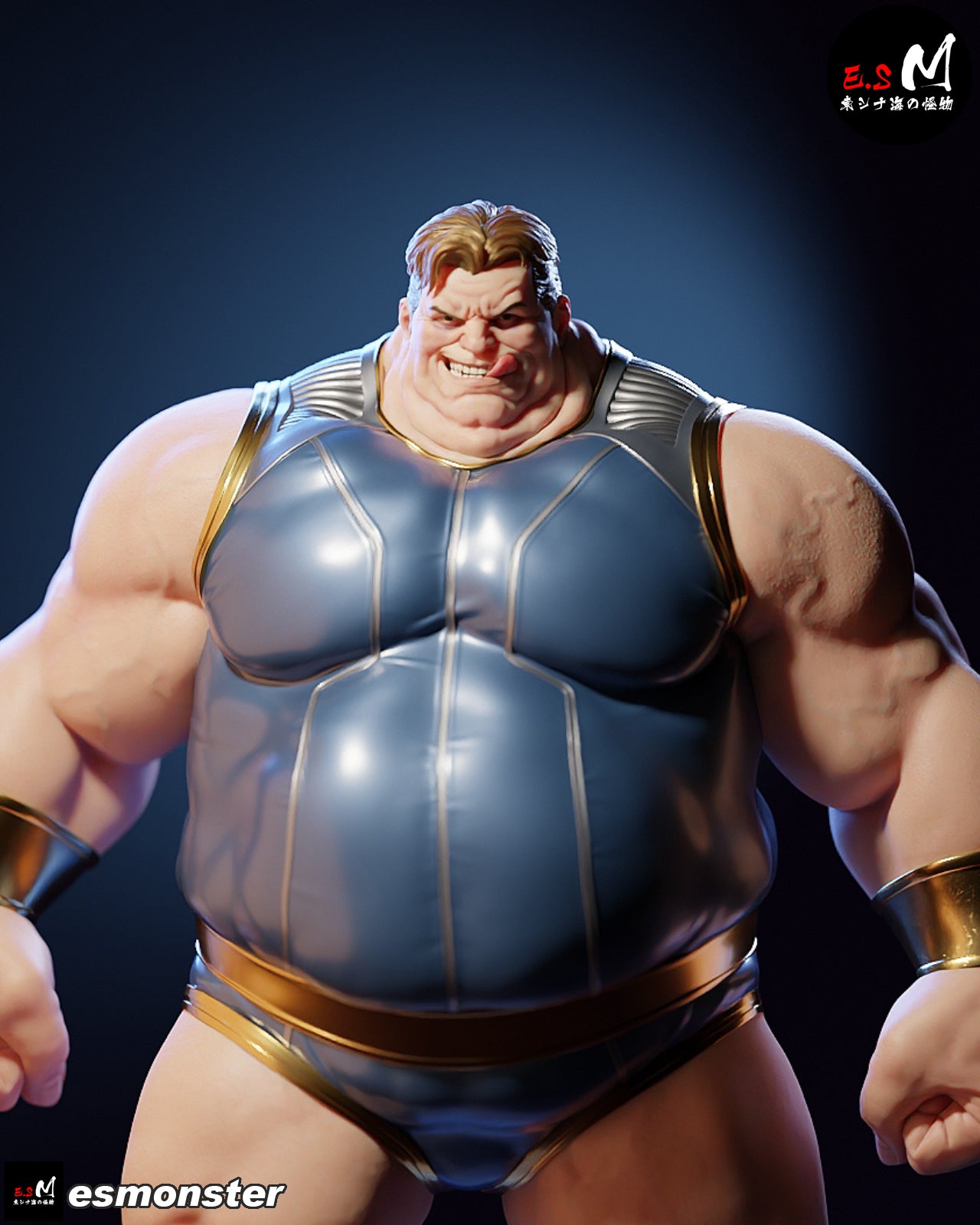 Blob Style Marvel Unpainted Resin Garage Model Kit (1/6-1/12)