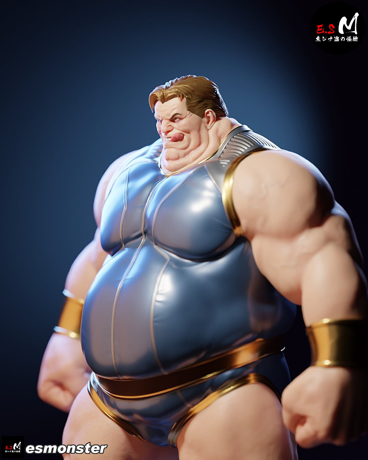 Blob Style Marvel Unpainted Resin Garage Model Kit (1/6-1/12)