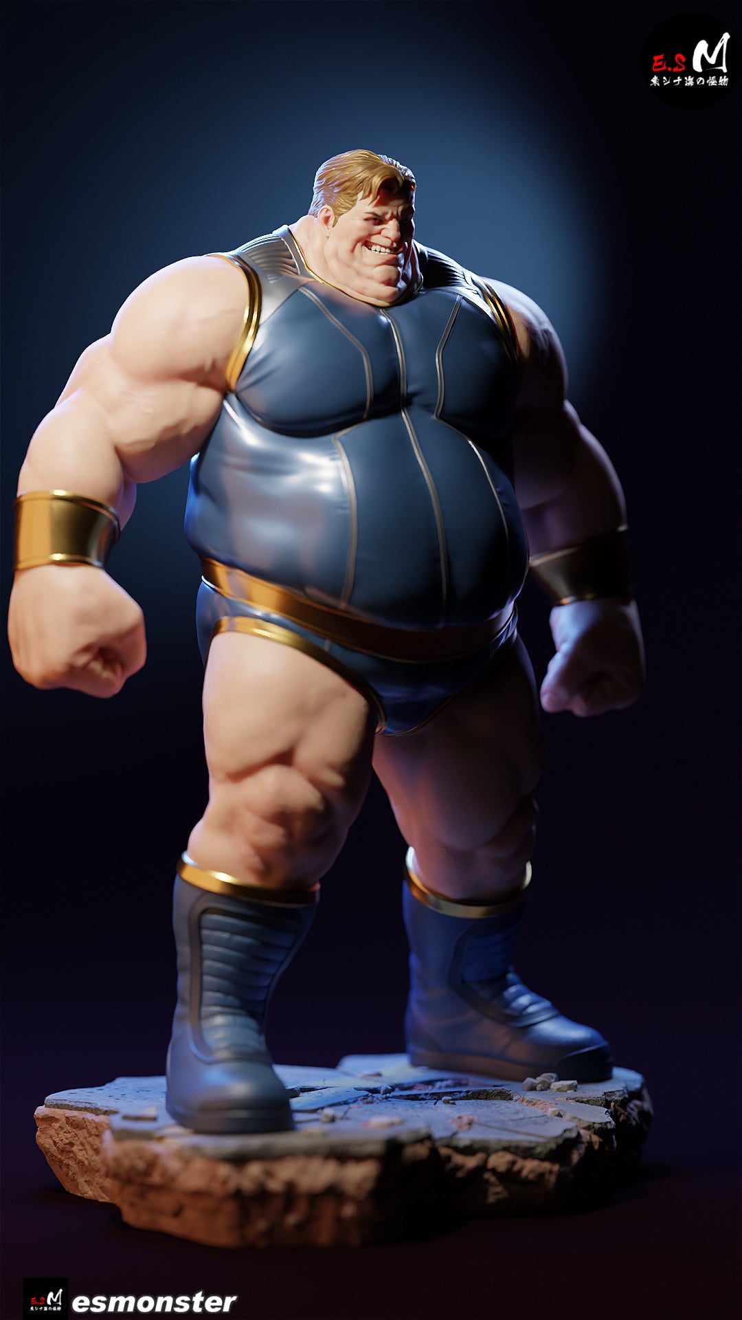 Blob Style Marvel Unpainted Resin Garage Model Kit (1/6-1/12)