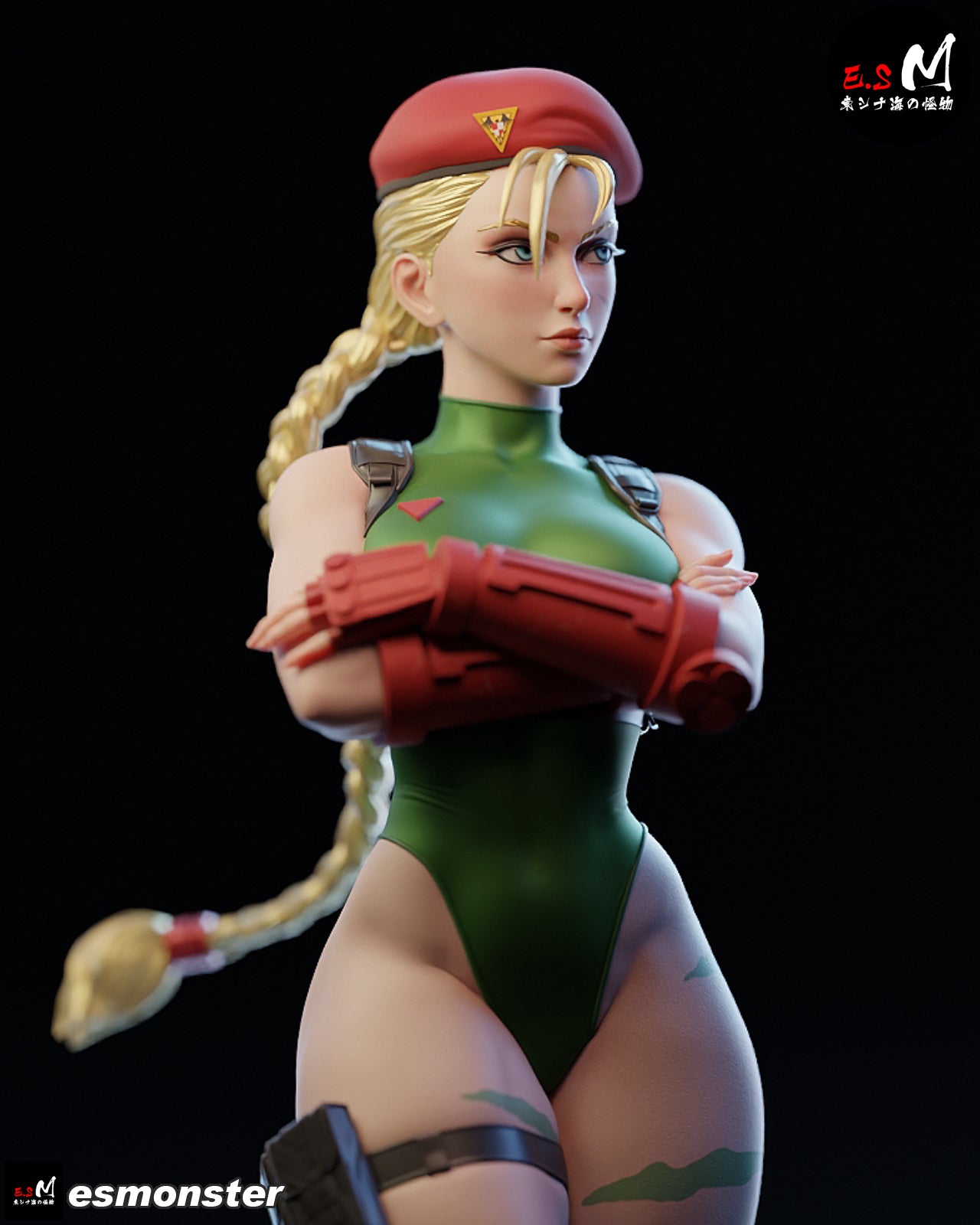Original Cammy Style Street Fighter Unpainted Resin Garage Model Kit (1/6-1/12)