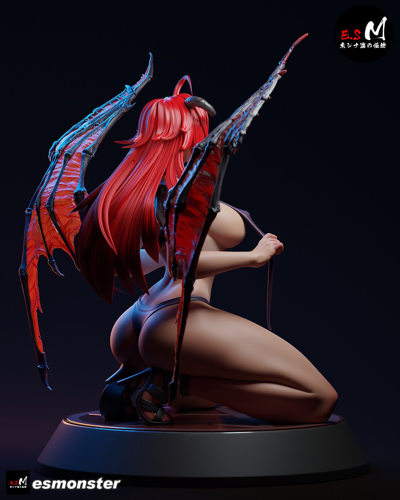 Rias Gremory Style High School DxD Unpainted Resin Garage Kit (1/6-1/12)